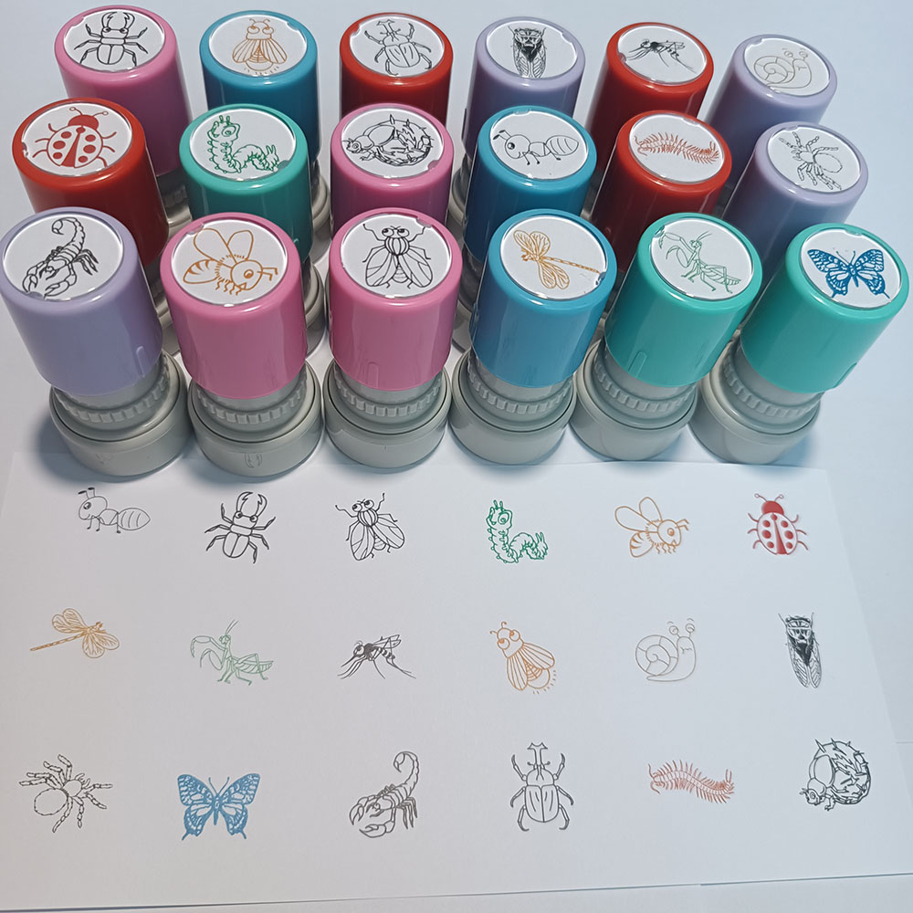 各种昆虫儿童卡通可爱印章