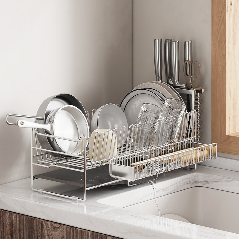304不锈钢沥水碗盘架台面放碗架筷洗碗槽置物架窄厨房碗碟收纳架,厨房/烹饪用具,碗架,淘宝优惠券,粉丝福利购,淘宝优惠卷