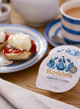 英国康沃尔稀奶油453g凝脂奶油Rodda's CornishCream即食涂抹司康