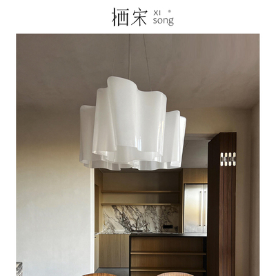 Logico 法式中古设计师餐厅吊灯简约客厅灯别墅云朵玻璃卧室主灯