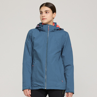 YT正品德国mckinley女士三合一冲锋衣保暖棉内胆可单穿防泼水透气