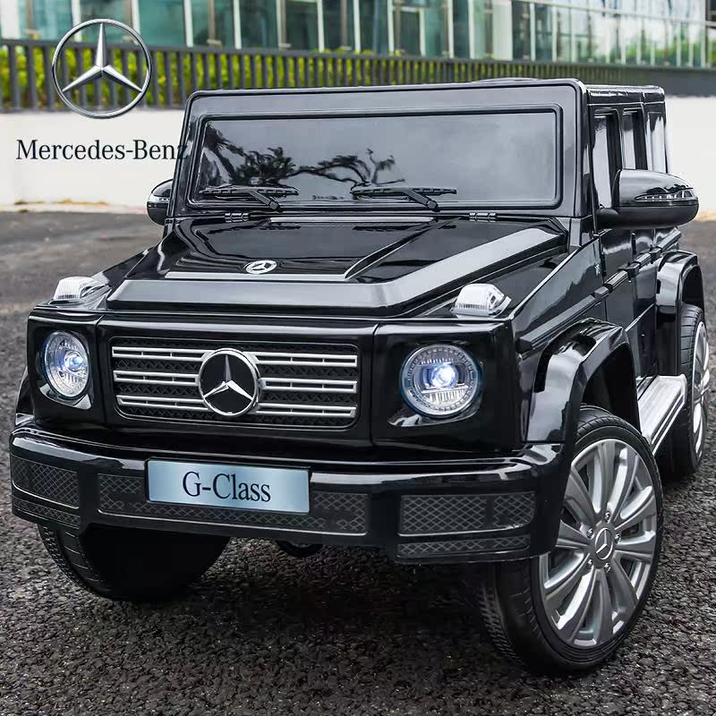 益生贝美溜娃神器喜麦儿童玩具电动车四轮四驱奔驰汽车遥控越野车