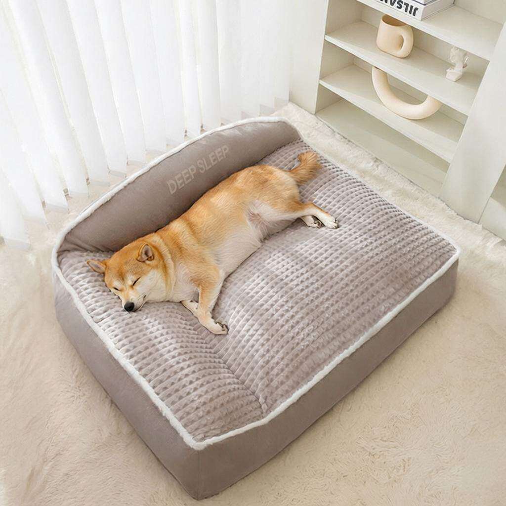 宠物狗狗厚实沙发绒窝保暖睡觉垫子大型犬边牧犬泰迪狗窝狗床