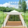 天山骆驼全自动帐篷四面全开通风防蚊野营帐篷大型多人沙滩帐篷