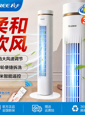 格力无叶塔扇家用遥控强劲风速