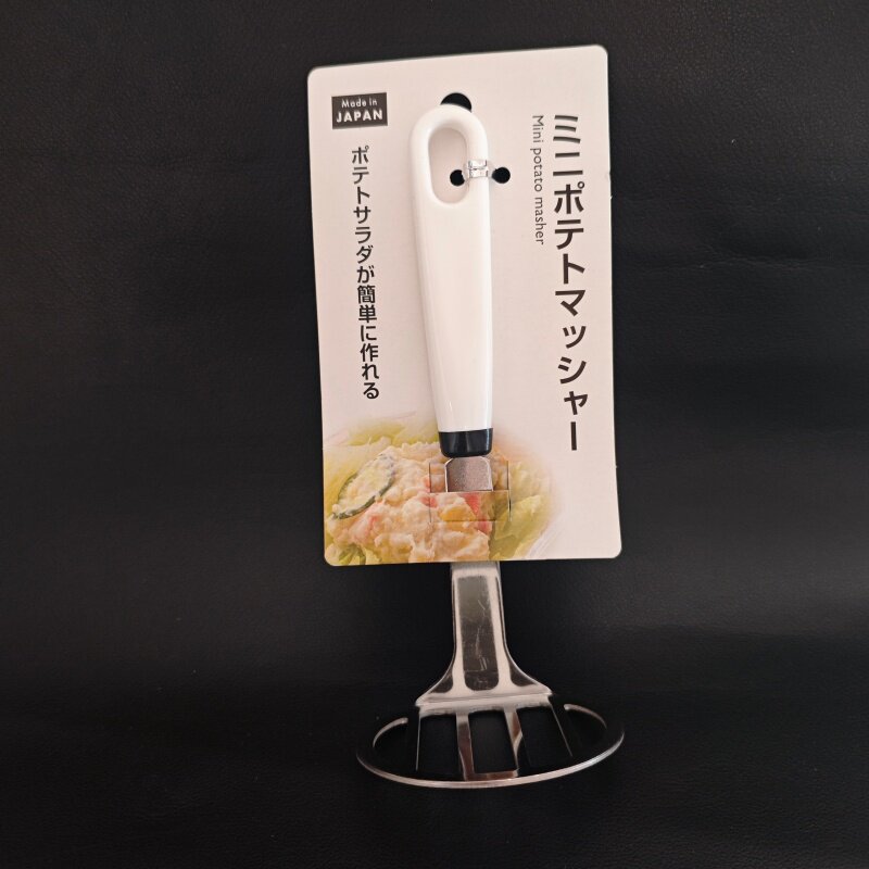日本进口ECHO土豆压泥器不锈钢薯泥按压器小号辅食果泥研磨捣碎器