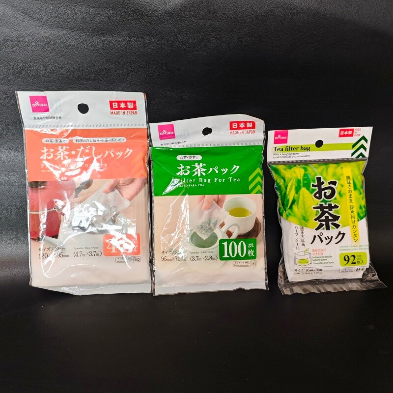 日本大创进口茶包袋一次性泡茶叶过滤袋煎中药煮炖肉卤料包调料包