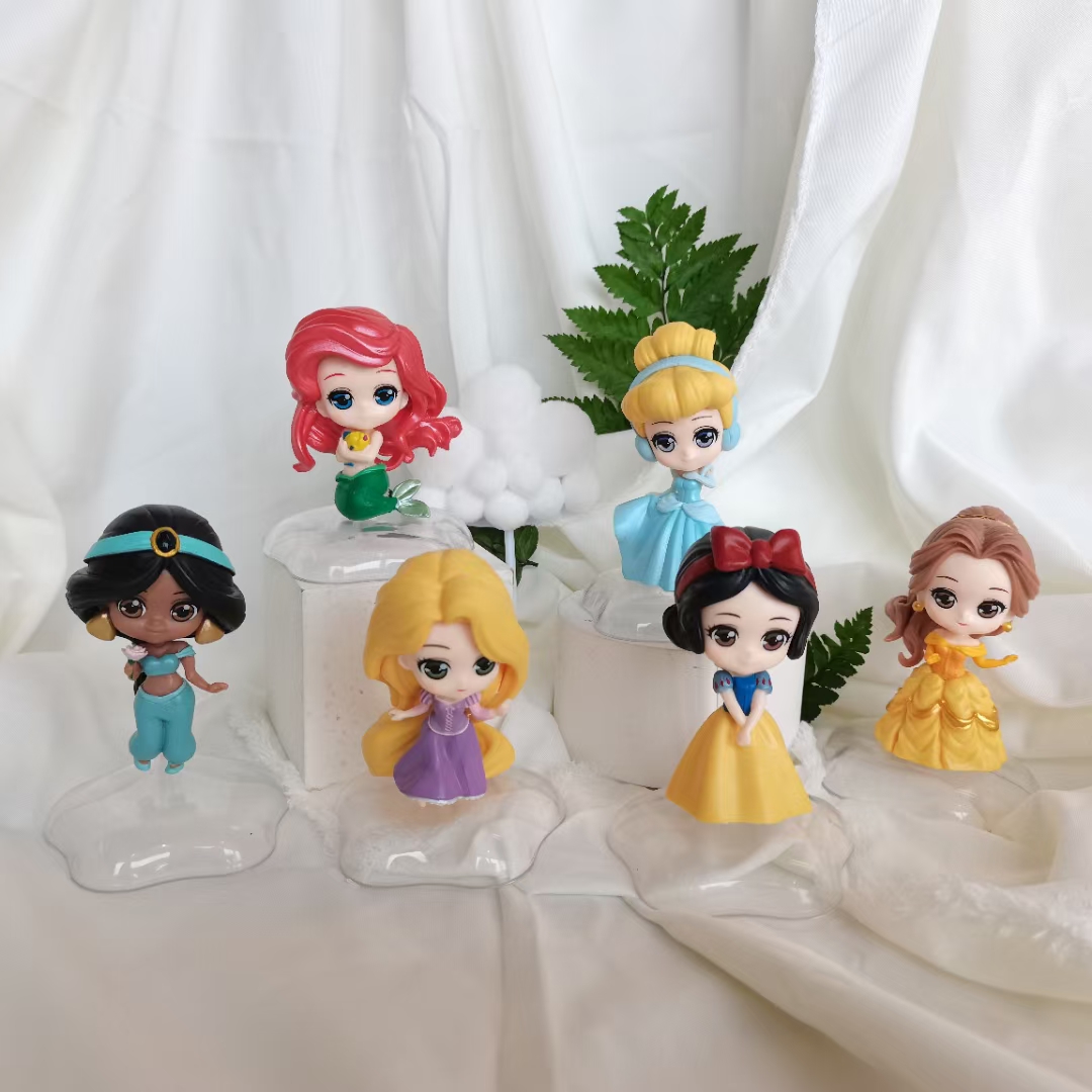 茉莉公主乐佩白雪公主灰姑娘 情景桌面装饰摆件礼物手办模型盲盒