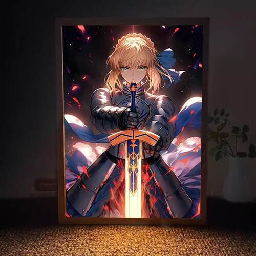 命运之夜吾王灯光画镜子