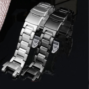 S1000精钢黑色表链5544 B1000 卡西欧G SHOCK不锈钢表带MTG