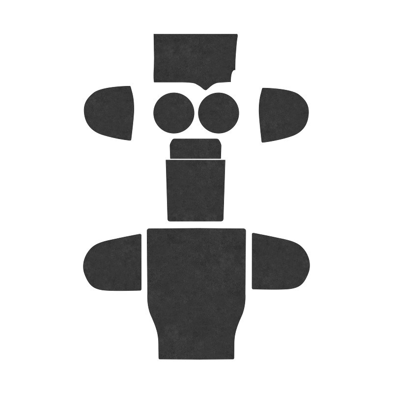 梵汐适用宝马X3X4/IX3门槽垫水杯垫防滑垫车内饰用品改装车载装饰