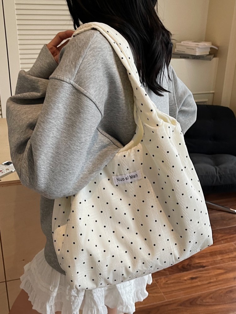 Nuova borsa tote casual di grande capacità per donna, modello 2025, borsa a tracolla semplice in tela, borsa a tracolla versatile._voghion.com