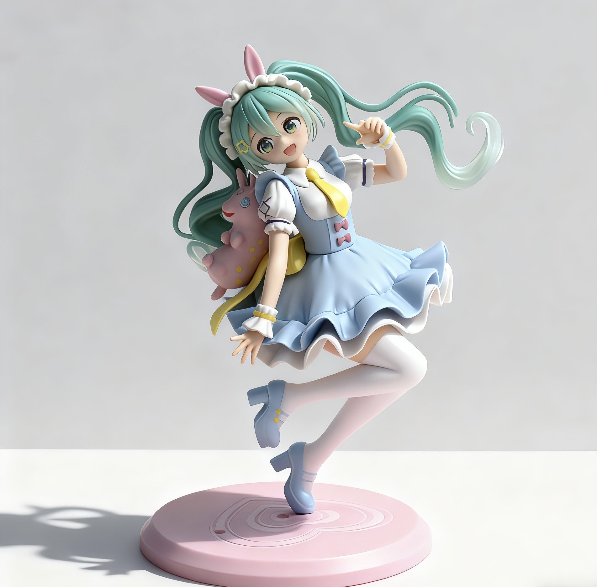 初音未来MIKU童话公主可爱动漫卡通女生女孩桌面摆件公仔手办礼物