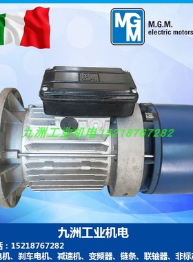 意大利原装进口MGM交流刹车电机 BA 71 80 90 112MB4 5.5KW 4极B5
