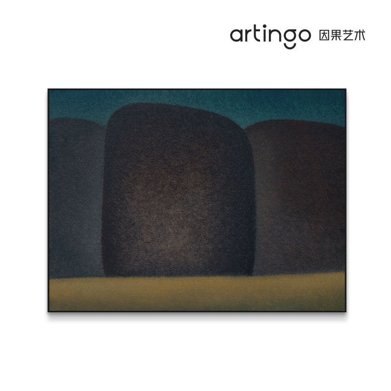 Artingo丨郝云签名限量版画客厅挂画抽象餐厅玄关油画99版 无题三