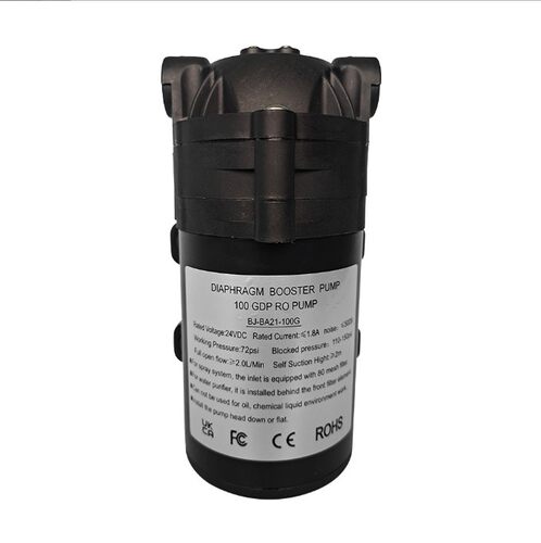 新款增压泵24V36W75G隔膜泵3分内螺纹自吸泵RO净水器泵100G60现货