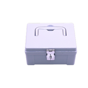 塑钢印章盒银行用小号中号大号印章盒 塑料印章盒双锁扣印章盒 精美盒首饰盒豪华印章盒带锁扣双锁扣提款箱