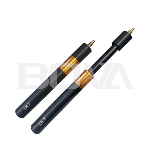 LKT台球杆专用铝合金螺旋纹伸缩加长把台球杆伸缩延长器配件