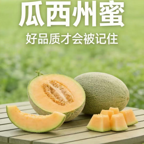 吐鲁番大棚自然熟哈密瓜，新疆二十五号哈密瓜【邮政空运，包售后