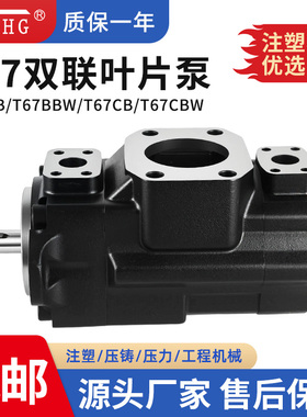 派克丹尼逊型高压双联叶片油泵T67BB T67CB-012 031-B06 B14-2R00