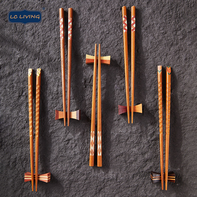 lcliving防滑手工筷子