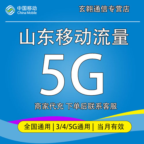 山东移动流量5GB月包