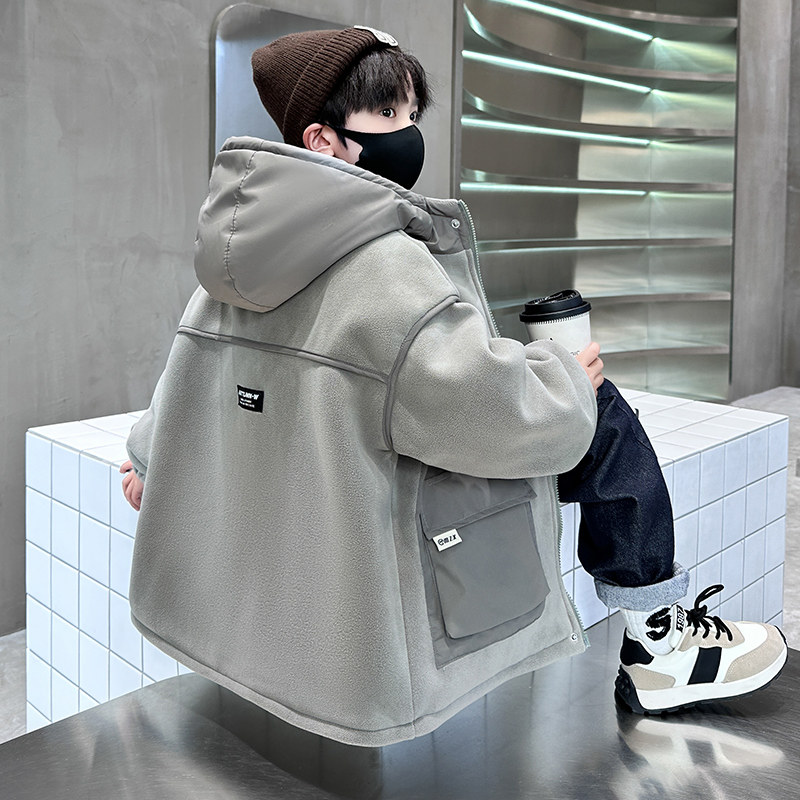 男童夹棉外套秋冬装2025新款中大童加厚上衣儿童奥粒绒帅气棉衣潮,童装/婴儿装/亲子装,普通外套,淘宝优惠券,粉丝福利购,淘宝优惠卷