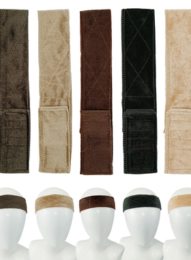 假发发带压发防滑神器固定束loli居家女洗漱吸汗发带天鹅绒发箍束