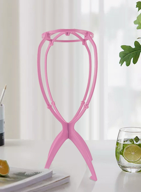 假发支架折叠式美发配件放置架家用支撑收纳架头套专用架子撑头发