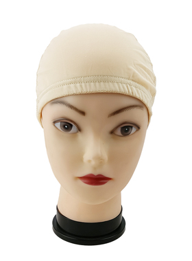 冰丝透气发网弹力网帽假发罩网防滑网罩打底网帽肤色假发辅料网帽