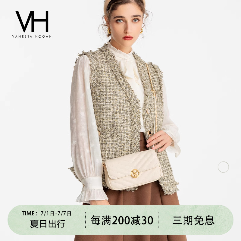 VH女包气质珍珠链条包斜挎包