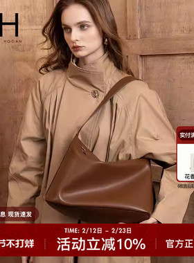 VH女包朵朵软包新款托特包简约柔软腋下包单肩包实用大容量斜挎包