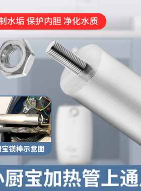 适配史密斯厨宝镁棒EWH-6B210B2速热6L10L电热水器阳极棒通用配件