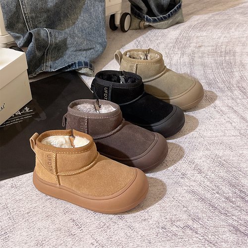 绒皮/加绒加厚防踢保暖22-37码