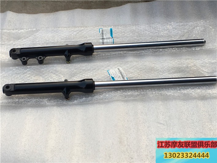 适用 铃木锐爽 EN125-3E/3F EN150-A 黑色 碟刹 前减震 避震 前叉