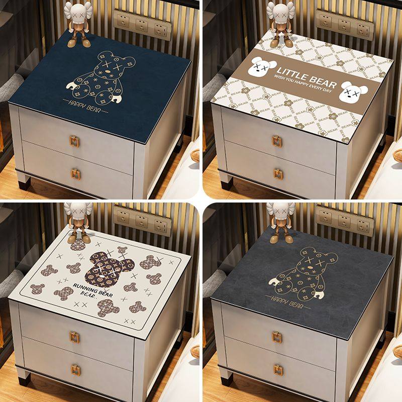 床头柜垫子防水防油皮革桌垫现代简约冰箱防尘盖布桌面垫轻奢桌布,居家布艺,万能盖巾,淘宝优惠券,粉丝福利购,淘宝优惠卷