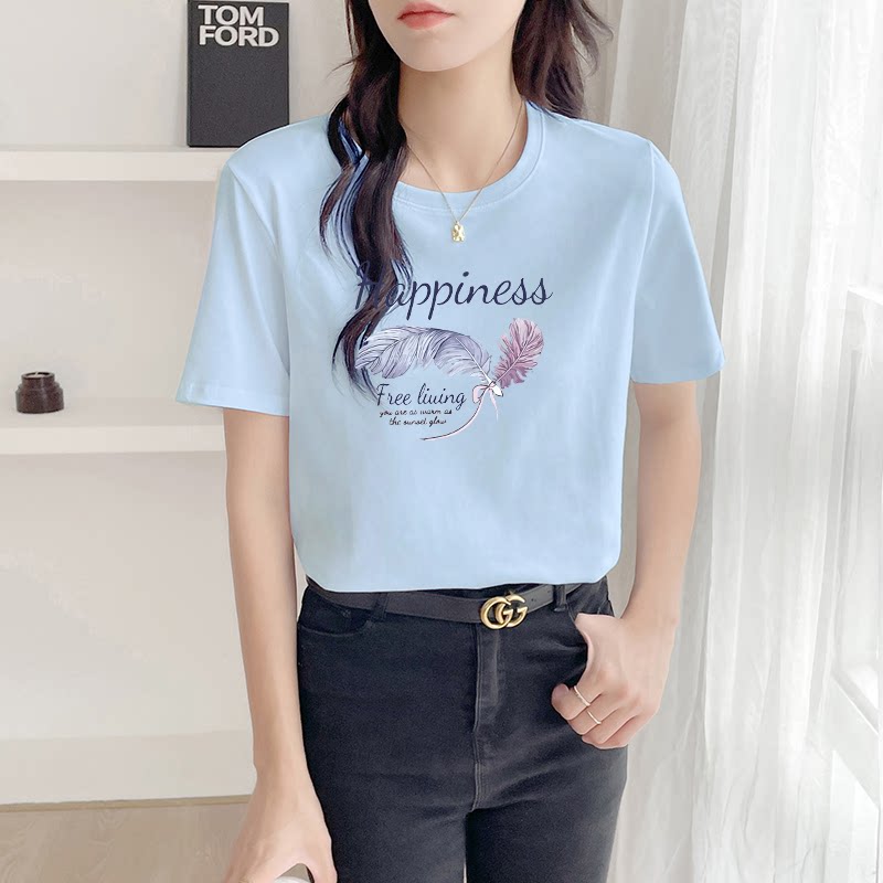 广州十三行女装高端欧货白马沙河服装市场女T恤短袖深圳南油大牌图片