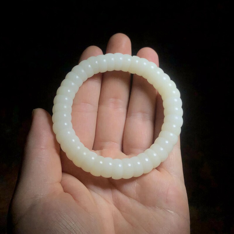 天然白玉菩提根手串手链文玩饰品