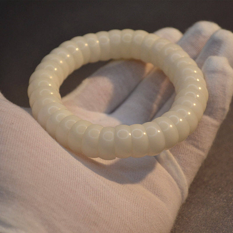 天然白玉菩提根手串手链男女饰品