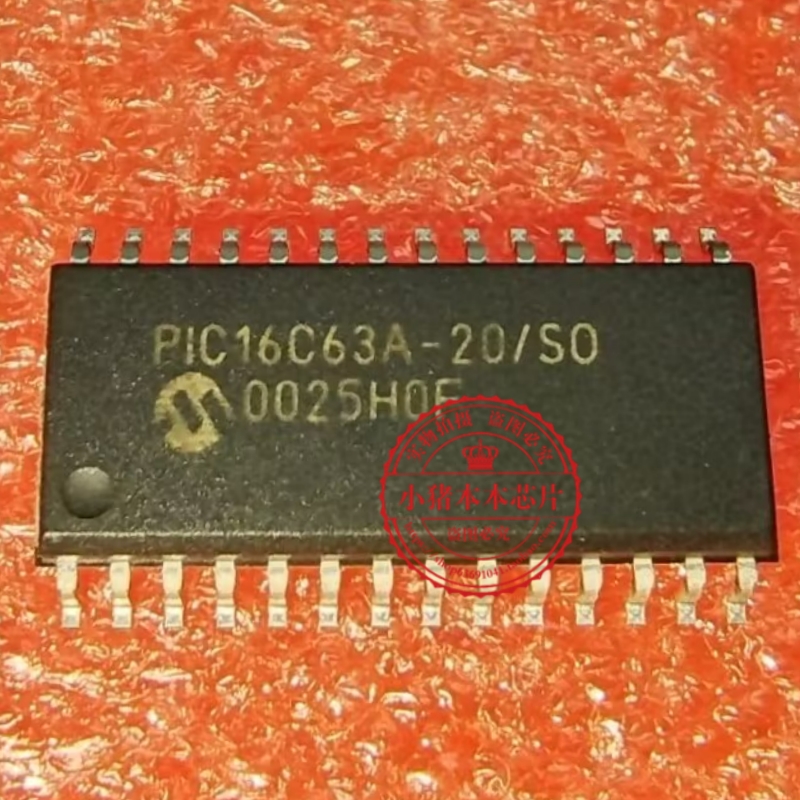 PIC16C63A-20/SO   PIC16C63A-20/S0     SOP无程序全新原装