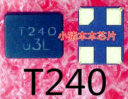 T240 24M 贴片晶振 尺寸3225 陶瓷面 新的