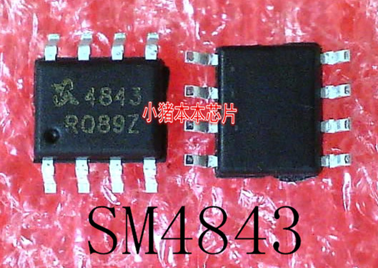 SM4843NSKC-TRG SM4843NS SM4843 4843 SOP-8新的