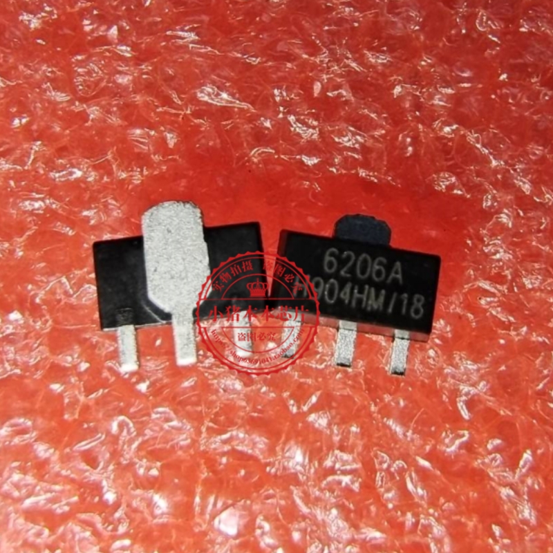 ME6206A30PG 丝印6206A 3.0V  2.8V  1.8V 丝印6206A 3.3V SOT89