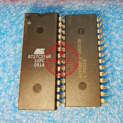 AT27C256R-12PC    AT27C256R12PC   原装空白无程序DIP28 新的