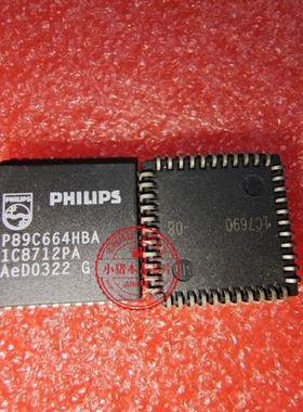 P89C664HBA  PLCC44   新的   一个起拍