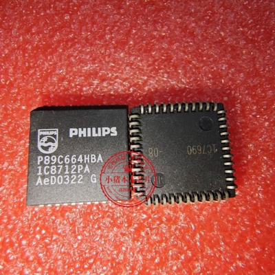 P89C664HBA  PLCC44   新的   一个起拍