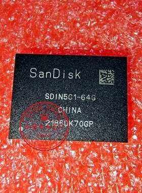 SDIN5C1-64G SDIN5CI-64G SDIN5C164G BGA封装 新的一个起拍