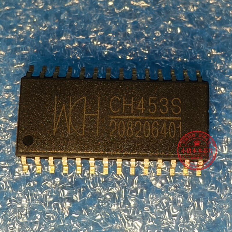 原装全新 CH453S SOP28 16位数码管驱动及键盘控制芯片