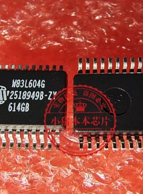 83L604G  W83L604G-ZY W83L604G 20SSO SSOP 新的 一个起拍