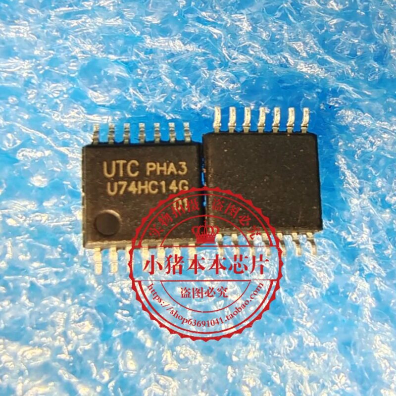 集成电路U74HC14G-P14-R丝印